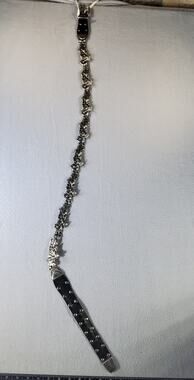 Vintage Y2K Motorcycle Metal Chain Belt Chopper Biker Rocker Size Large chopper